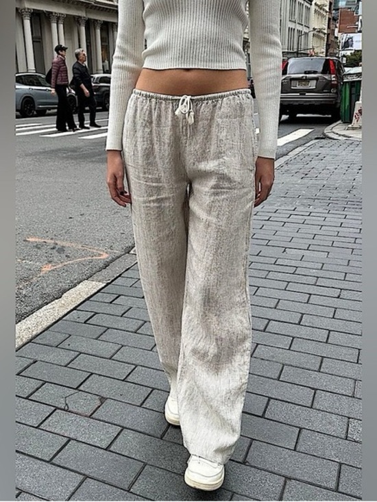 Pants - Brandy Melville Anastasia Linen Pants